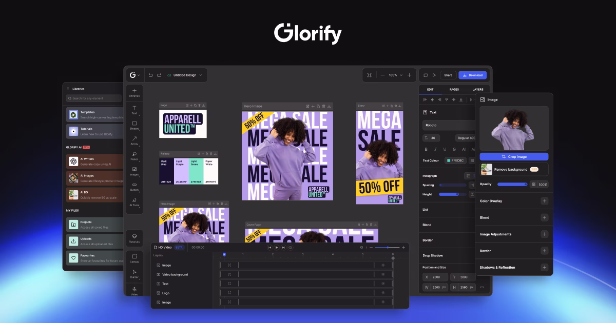 Glorify – Thiết Kế Ảnh Sản Phẩm Đẹp, Nhanh, Dễ Dùng