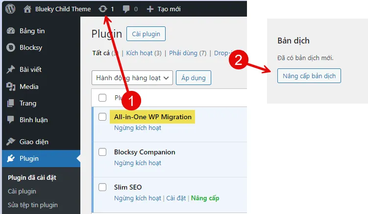 All-in-One WP Migration and Backup - Dịch thuật tiếng việt bởi Hoàng Hxn 2