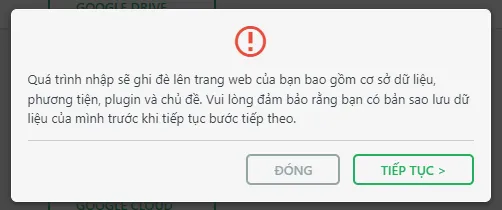 All-in-One WP Migration and Backup - Phục hồi trang web 2